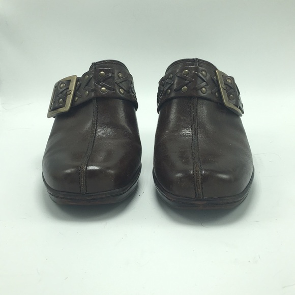 Clarks Bendables Brown Mule Clogs, Size 6 - Picture 6 of 6